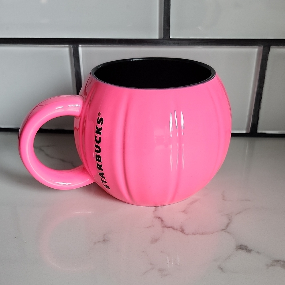 Starbucks Neon Hot Pink Coffee Mug